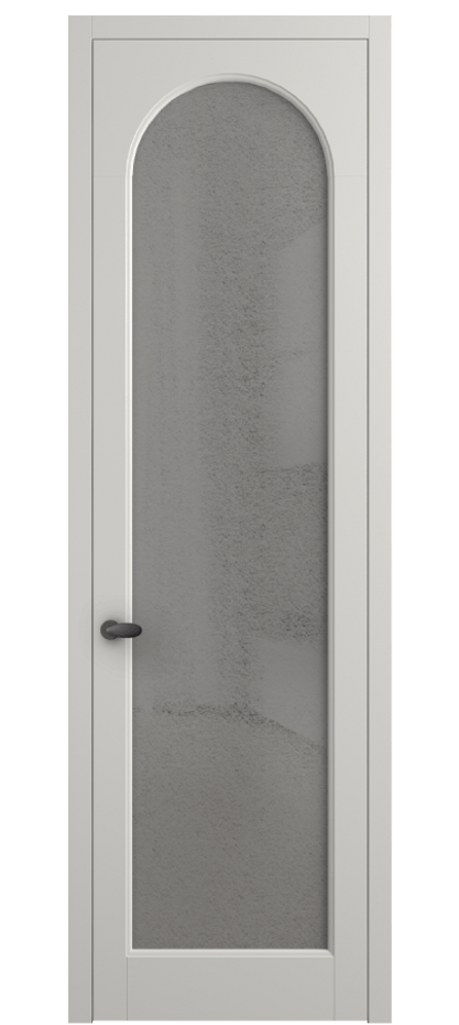 Межкомнатная дверь Палаццо 6804 Матовый серый Фактурное серое стекло "Лёд", триплекс Цена 778899 ₸ | Volhovec