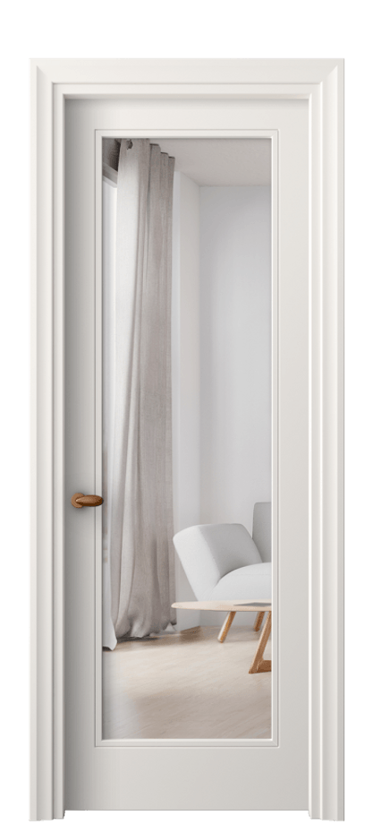 Дверь межкомнатная Esse 8502 Матовый пудровый белый Двустороннее зеркало, триплекс, 7 мм Фигурный универсальный наличник МПБЛ Цена 424940 ₸ Наличники уже входят в базовый комплект. Фабрика дверей Волховец 8 (800) 551 43 19 Межкомнатная дверь Esse 8502 Матовый пудровый белый Двустороннее зеркало, триплекс, 7 мм Цена 424940 ₸ | Volhovec