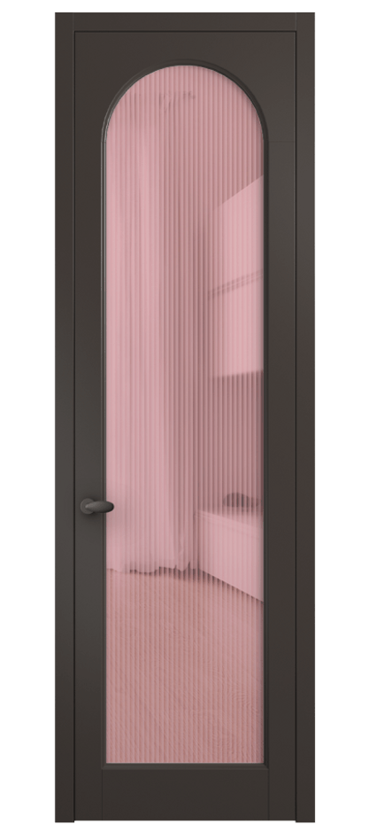 Дверь межкомнатная Палаццо 6804 Матовый антрацит Рифлёное розовое стекло "Мору", триплекс 0536 МАН Цена 794019 ₸ Наличники уже входят в базовый комплект. Фабрика дверей Волховец 8 (800) 551 43 19 Межкомнатная дверь Палаццо 6804 Матовый антрацит Рифлёное розовое стекло "Мору", триплекс Цена 794019 ₸ | Volhovec