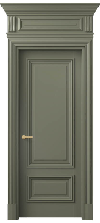 Межкомнатная дверь Антик 7307 Матовый оливковый тёмный  Цена 1258052 ₸ | Volhovec