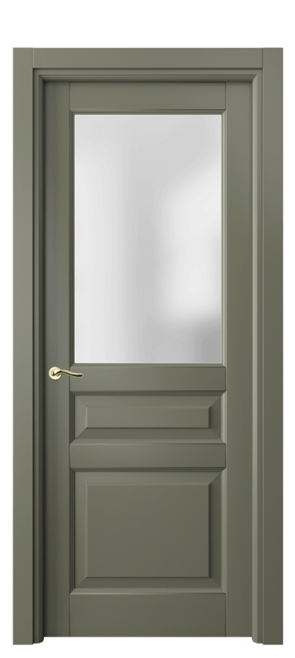 Межкомнатная дверь Lignum 0710 Бук оливковый тёмный Сатинированное стекло Цена 476730 ₸ | Volhovec