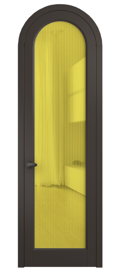 Дверь межкомнатная Palazzo 6814 Матовый антрацит Рифлёное жёлтое стекло "Moru", триплекс 0536R МАН Цена 830900 ₸ Наличники уже входят в базовый комплект. Фабрика дверей Волховец 8 (800) 551 43 19 Межкомнатная дверь Palazzo 6814 Матовый антрацит Рифлёное жёлтое стекло "Moru", триплекс Цена 830900 ₸ | Volhovec