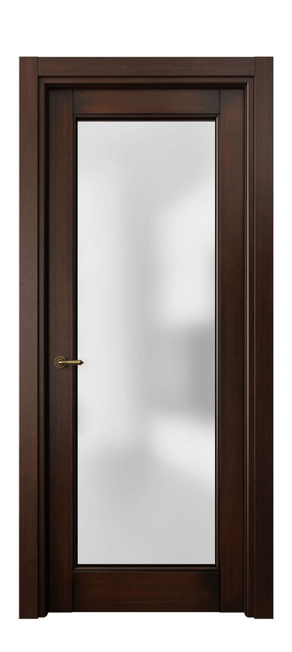 Межкомнатная дверь Toscana Elegante 6300 Бук тёмный с патиной Сатинированное стекло. Цена 616510 #CURRENCY# | Volhovec
