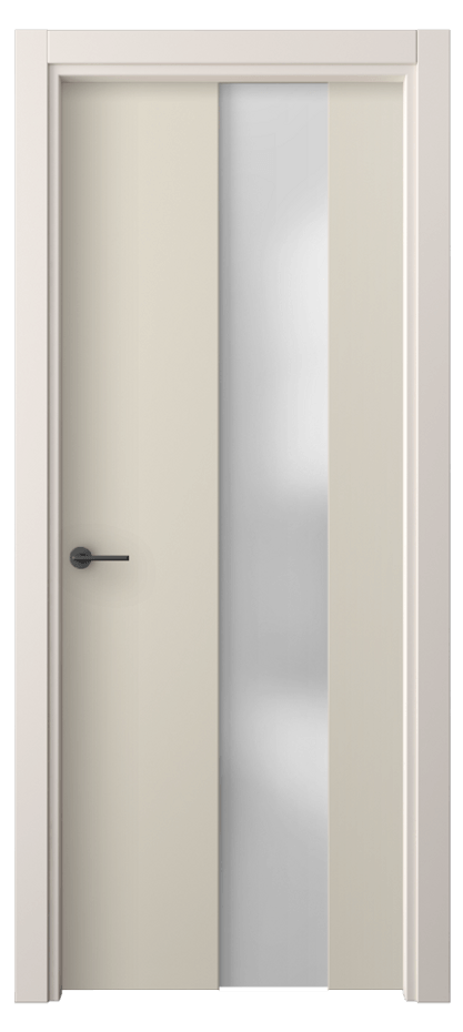 Межкомнатная дверь Фридом 4226 ПЭТ светло-бежевый Сатинированное стекло Цена 240024 ₸ | Volhovec