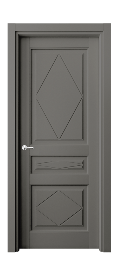 Межкомнатная дверь Тоскана Ромбо 6345 Матовый классический серый  Цена 787744 ₸ | Volhovec