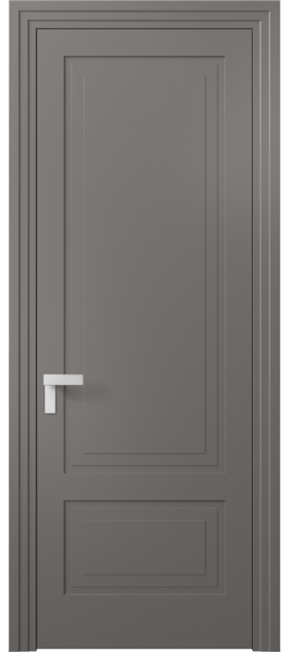 Дверь межкомнатная Rocca АКП 8341 Матовый классический серый Каскадный компланарный наличник МКЛС Цена 502300 ₸ Наличники уже входят в базовый комплект. Фабрика дверей Волховец 8 (800) 551 43 19 Межкомнатная дверь Rocca АКП 8341 Матовый классический серый Цена 502300 ₸ | Volhovec