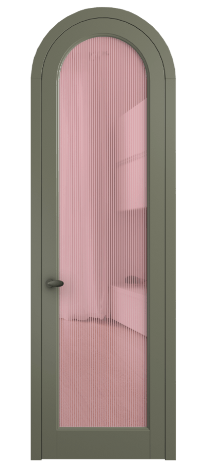 Дверь межкомнатная Palazzo 6814 Матовый оливковый тёмный Рифлёное розовое стекло "Дюна", триплекс 0536R МОТ Цена 818400 ₸ Наличники уже входят в базовый комплект. Фабрика дверей Волховец 8 (800) 551 43 19 Межкомнатная дверь Palazzo 6814 Матовый оливковый тёмный Рифлёное розовое стекло "Дюна", триплекс Цена 818400 ₸ | Volhovec