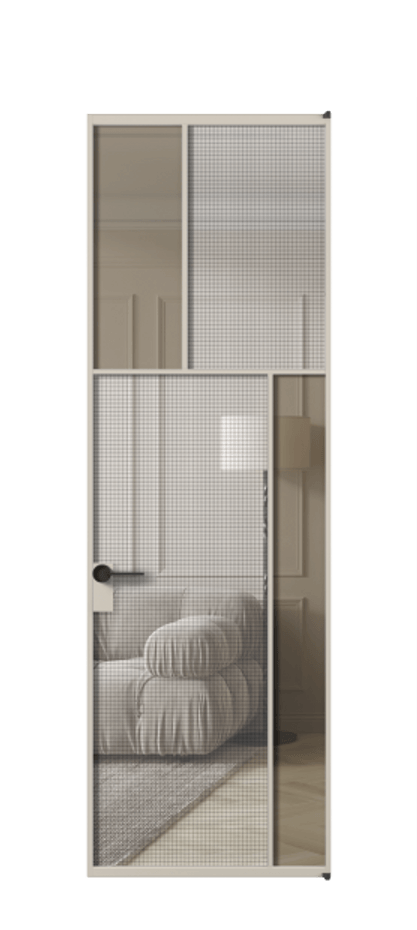 Дверь межкомнатная Mosaic АЛПЛ041.23 Алюминий светло-бежевый Декоративное стекло с сеткой "Mesh silver", триплекс, 6 мм + Прозрачное бронзовое стекло, триплекс Без короба АСБЖ Цена 1036400 Стоимость комплекта двери включает:
1. Полотно (600/650/700/750/800/850/900/950*2000-2400 мм).
2. Короб
3. Комплект фурнитуры (2 торцевые петли и магнитный замок с ответной планкой). Фабрика дверей Волховец 8 (800) 551 43 19 Межкомнатная дверь Mosaic АЛПЛ041.23 Алюминий светло-бежевый Декоративное стекло с сеткой "Mesh silver", триплекс, 6 мм + Прозрачное бронзовое стекло, триплекс Цена 1036400 ₸ | Volhovec