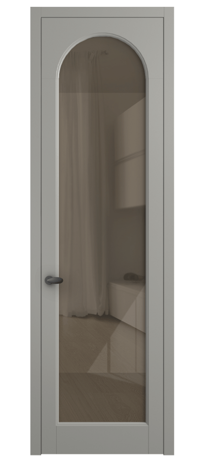 Дверь межкомнатная Палаццо 6804 Матовый нейтральный серый Рефлективное бронзовое стекло "Stopsol", калёное 0536 МНСР Цена 794019 ₸ Наличники уже входят в базовый комплект. Фабрика дверей Волховец 8 (800) 551 43 19 Межкомнатная дверь Палаццо 6804 Матовый нейтральный серый Рефлективное бронзовое стекло "Stopsol", калёное Цена 794019 ₸ | Volhovec