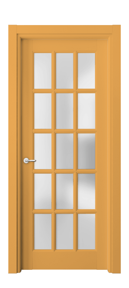 Межкомнатная дверь Toscana Grigliato 6311 Бук белоснежный Сатинированное стекло Цена 698300 ₸ | Volhovec