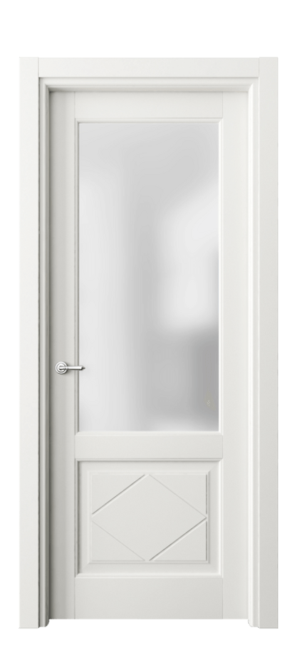 Межкомнатная дверь Тоскана Ромбо 6342 Матовый серый Сатинированное стекло Цена 736336 ₸ | Volhovec