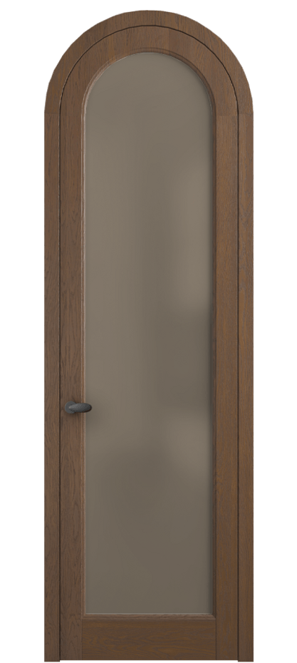 Межкомнатная дверь Palazzo 6814 Дуб каштановый матовый Сатинированное бронзовое стекло, триплекс Цена 1287600 ₸ | Volhovec