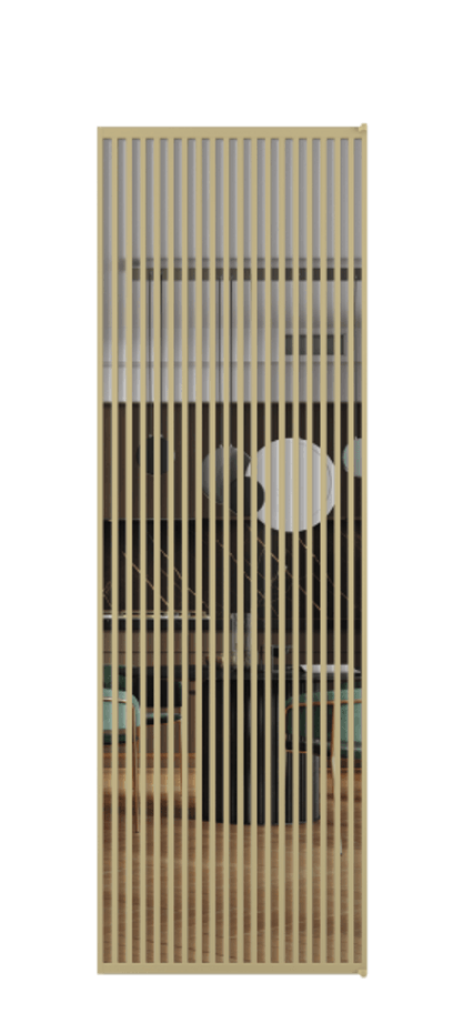 Алюминиевая дверь АЛПЛ040.06  Прозрачное стекло "Кристал Вижн", калёное Цена 1738271  | Volhovec