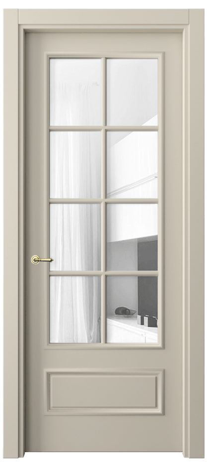 Дверь межкомнатная Paris 8112 Матовый бежево-серый Прозрачное стекло, 4 мм Гладкий наличник МБСР Цена 451770 ₸ Наличники уже входят в базовый комплект. Фабрика дверей Волховец 8 (800) 551 43 19 Межкомнатная дверь Paris 8112 Матовый бежево-серый Прозрачное стекло, 4 мм Цена 451770 ₸| Volhovec