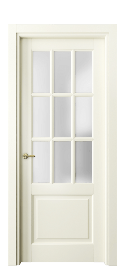 Межкомнатная дверь Тоскана Грильято 6312 Матовый молочно-белый Сатинированное стекло Цена 845956 ₸ | Volhovec