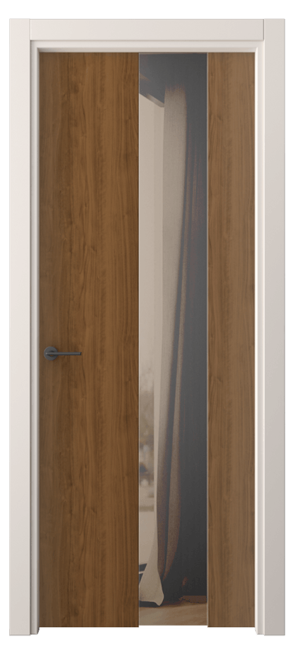 Межкомнатная дверь Freedom 4226 Лесной орех Двустороннее бронзовое зеркало, триплекс, 8 мм Цена 201200 ₸ | Volhovec