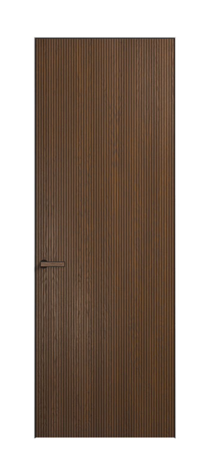 Дверь межкомнатная Velvet 8201 Дуб каштановый матовый. Скрытый короб Черный Цена 645900 . Фабрика дверей Волховец 8 (800) 551 43 19 Межкомнатная дверь Velvet 8201 Дуб каштановый матовый. Цена 645900 | Volhovec