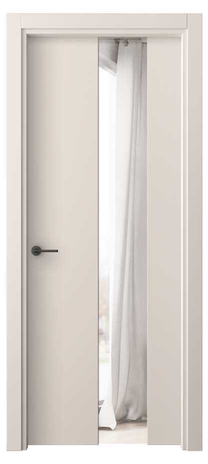 Межкомнатная дверь Фридом 4226 ПЭТ пудровый бежевый Двустороннее зеркало, триплекс Цена 262326 ₸ | Volhovec