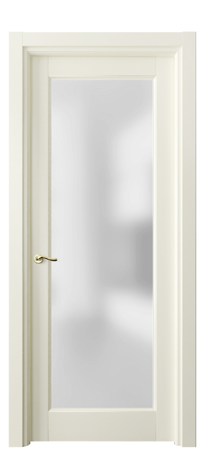 Межкомнатная дверь Лигнум 0700 Матовый молочно-белый Сатинированное стекло Цена 718948 ₸ | Volhovec