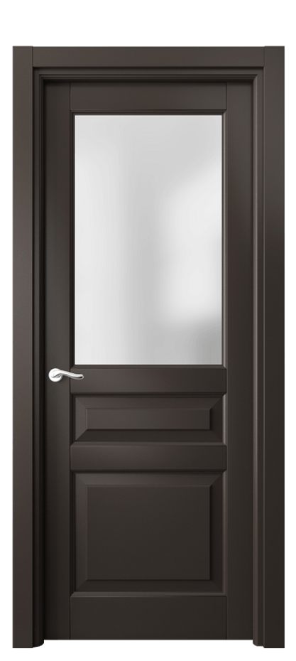 Дверь межкомнатная Лигнум 0710 Матовый антрацит Сатинированное стекло Гладкий наличник МАН Цена 749188 ₸ Наличники уже входят в базовый комплект. Фабрика дверей Волховец 8 (800) 551 43 19 Межкомнатная дверь Лигнум 0710 Матовый антрацит Сатинированное стекло Цена 749188 ₸ | Volhovec