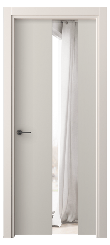 Межкомнатная дверь Freedom 4226 ПЭТ светло-серый Двустороннее зеркало, триплекс, 6 мм Цена 190200 ₸ | Volhovec