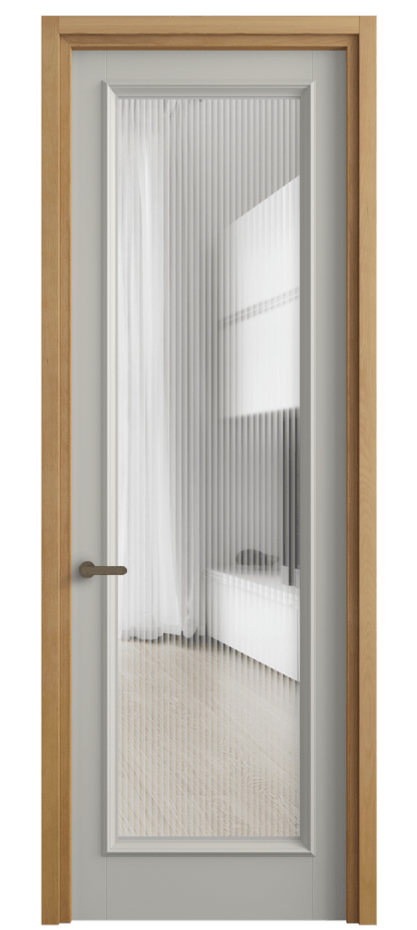 Дверь межкомнатная Шарм 6702 Матовый тёплый серый Рифлёное стекло "Moru", триплекс Узкий классический наличник БНМ Цена 819496 ₸ Наличники уже входят в базовый комплект. Фабрика дверей Волховец 8 (800) 551 43 19 Межкомнатная дверь Шарм 6702 Матовый тёплый серый Рифлёное стекло "Moru", триплекс Цена 819496 ₸ | Volhovec