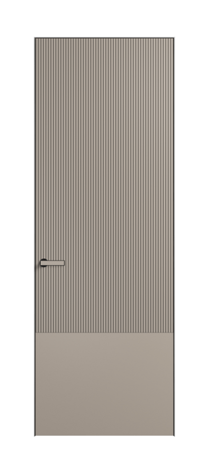 Дверь межкомнатная Velvet АКУ 8203 Матовый бисквитный. Скрытый универсальный короб Черный Цена 516000 . Фабрика дверей Волховец 8 (800) 551 43 19 Межкомнатная дверь Velvet АКУ 8203 Матовый бисквитный. Цена 516000 | Volhovec