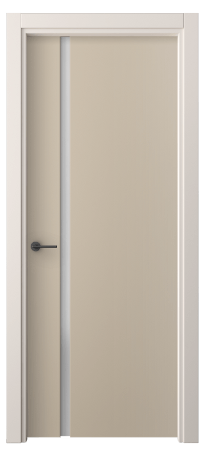 Межкомнатная дверь Фридом 4222 ПЭТ серо-коричневый  Сатинированное стекло Цена 250230 ₸ | Volhovec