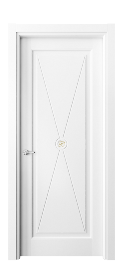 Межкомнатная дверь Тоскана Литера 6361 Матовый белоснежный  Цена 844444 ₸ | Volhovec