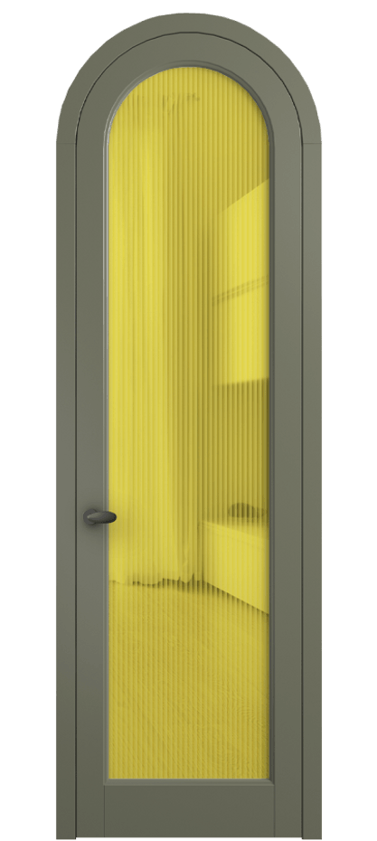 Дверь межкомнатная Palazzo 6814 Матовый оливковый тёмный Рифлёное жёлтое стекло "Moru", триплекс 0536R МОТ Цена 830900 ₸ Наличники уже входят в базовый комплект. Фабрика дверей Волховец 8 (800) 551 43 19 Межкомнатная дверь Palazzo 6814 Матовый оливковый тёмный Рифлёное жёлтое стекло "Moru", триплекс Цена 830900 ₸ | Volhovec