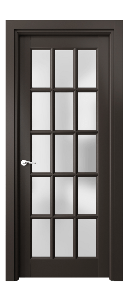 Дверь межкомнатная Лигнум 0708 Матовый антрацит Сатинированное стекло Гладкий наличник МАН Цена 871660 ₸ Наличники уже входят в базовый комплект. Фабрика дверей Волховец 8 (800) 551 43 19 Межкомнатная дверь Лигнум 0708 Матовый антрацит Сатинированное стекло Цена 871660 ₸ | Volhovec