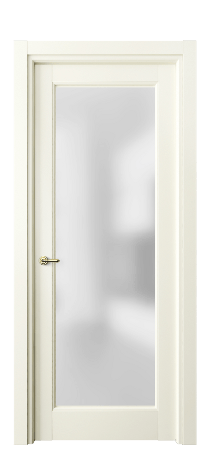 Межкомнатная дверь Тоскана Литера 6300 Матовый молочно-белый Сатинированное стекло Цена 697780 ₸ | Volhovec
