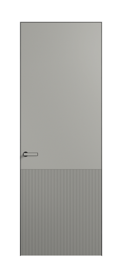 Межкомнатная дверь Вельвет 8204 Матовый нейтральный серый. Цена 417458  | Volhovec