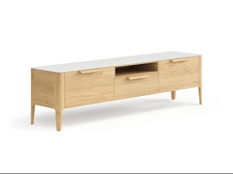 Мебель ТВ тумба Piega. Цвет Дуб соломенный матовый. Материал Массив дуба матовый. Коллекция ТВ тумба Piega. Фото. Мебель ТВ тумба Piega. Цвет Дуб соломенный матовый. Материал Массив дуба матовый. Коллекция ТВ тумба Piega. Картинка.