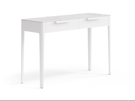 Мебель Консоль Piega 2 ящика. Цвет Матовый пудровый белый. Материал Гладкая эмаль. Коллекция Консоль Piega 2 ящика. Фото. Мебель Консоль Piega 2 ящика. Цвет Матовый пудровый белый. Материал Гладкая эмаль. Коллекция Консоль Piega 2 ящика. Картинка.