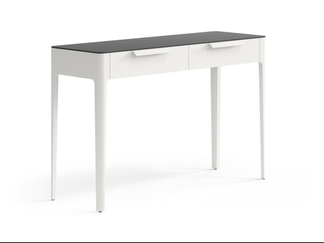 Мебель Консоль Piega 2 ящика. Цвет Матовый тёплый серый. Материал Гладкая эмаль. Коллекция Консоль Piega 2 ящика. Фото. Мебель Консоль Piega 2 ящика. Цвет Матовый тёплый серый. Материал Гладкая эмаль. Коллекция Консоль Piega 2 ящика. Картинка.