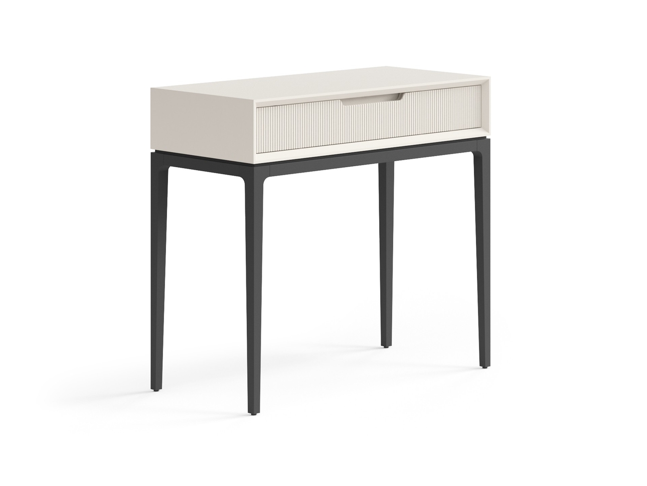 Консоль Velvet 1 ящик Матовый облачно-серый