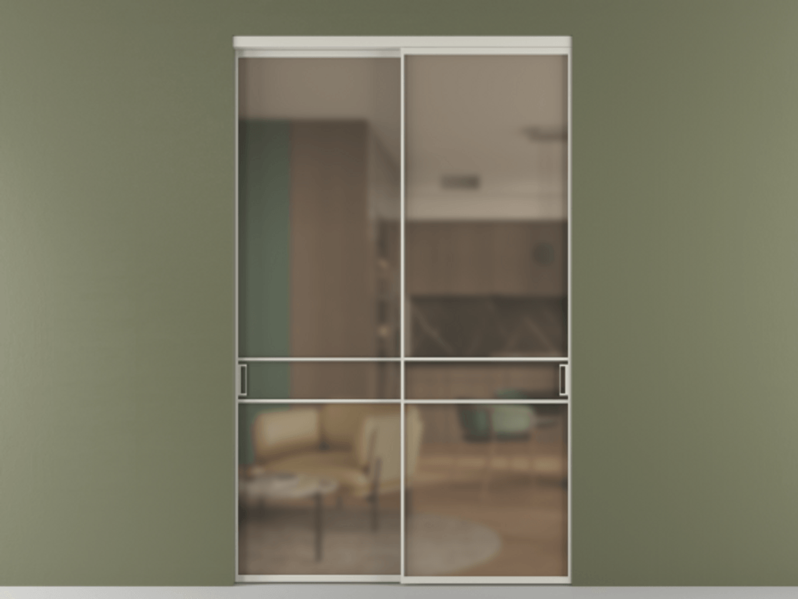 Перегородка Формато внутри проёма 2 створки АЛПР 040.02 Алюминий тёплый серый Сатинированное бронзовое стекло, триплекс. Цена 3211110 ₸ 1. Полотно 2 шт. (800/2100 мм)
2. Комплект установки раздвижной системы
3. Базовый комплект фурнитуры
4.Ручка Рондо. Фабрика дверей Волховец 8 (800) 551 43 19 Перегородка Формато внутри проёма 2 створки АЛПР 040.02 Алюминий тёплый серый Сатинированное бронзовое стекло, триплекс Цена 3211110 ₸ | Volhovec