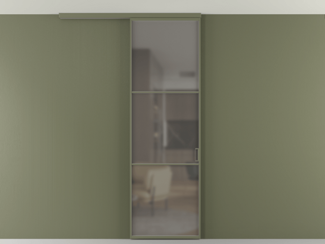 Перегородка Формато вдоль стены на потолок 1 створка АЛПР 040.03 Алюминий оливковый тёмный Сатинированное серое стекло, триплекс. Цена 763469 ₸ 1. Полотно 2 шт. (800/2100 мм)
2. Комплект установки раздвижной системы
3. Базовый комплект фурнитуры
4.Ручка Рондо. Фабрика дверей Волховец 8 (800) 551 43 19 Перегородка Формато вдоль стены на потолок 1 створка АЛПР 040.03 Алюминий оливковый тёмный Сатинированное серое стекло, триплекс Цена 763469 ₸ | Volhovec