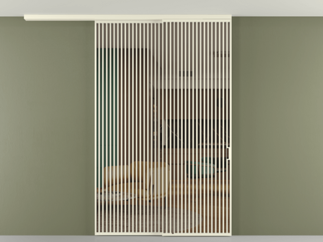 Перегородка Формато вдоль стены на потолок 2 створки с синхронным механизмом АЛПР 040.06 Алюминий молочно-белый Прозрачное бронзовое стекло, триплекс. Цена 3405447 ₸ 1. Полотно 2 шт. (800/2100 мм)
2. Комплект установки раздвижной системы
3. Базовый комплект фурнитуры
4.Ручка Рондо. Фабрика дверей Волховец 8 (800) 551 43 19 Перегородка Формато вдоль стены на потолок 2 створки с синхронным механизмом АЛПР 040.06 Алюминий молочно-белый Прозрачное бронзовое стекло, триплекс Цена 3405447 ₸ | Volhovec