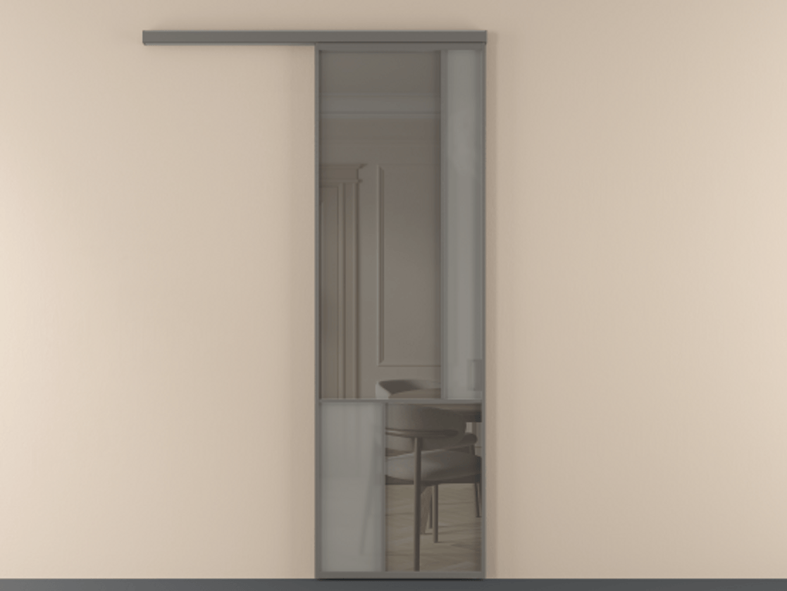 Перегородка Mosaic вдоль стены одностворчатая АЛПР 041.21 Алюминий классический серый Сатинированное серое стекло, триплекс, 6 мм + Прозрачное серое стекло, триплекс, 6 мм. Цена 806021 ₸ . Фабрика дверей Волховец 8 (800) 551 43 19 Перегородка Mosaic вдоль стены одностворчатая АЛПР 041.21 Алюминий классический серый Сатинированное серое стекло, триплекс, 6 мм + Прозрачное серое стекло, триплекс, 6 мм Цена 806021 ₸ | Volhovec