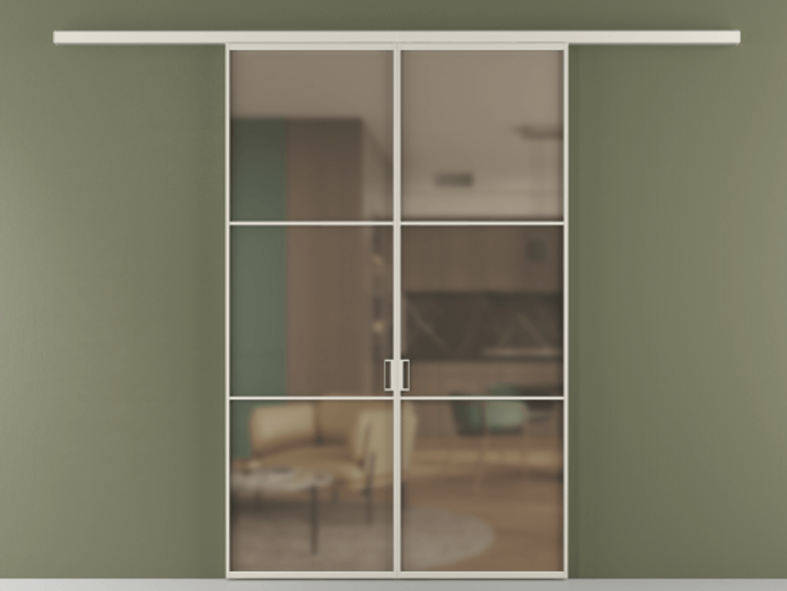 Перегородка Formato вдоль стены двустворчатая АЛПР 040.03 Алюминий облачно-серый Сатинированное бронзовое стекло, триплекс. Цена 1266470 ₸ 1. Полотно 2 шт. (800/2100 мм)
2. Комплект установки раздвижной системы
3. Базовый комплект фурнитуры
4.Ручка RONDO
. Фабрика дверей Волховец 8 (800) 551 43 19 Перегородка Formato вдоль стены двустворчатая АЛПР 040.03 Алюминий облачно-серый Сатинированное бронзовое стекло, триплекс Цена 1266470 ₸ | Volhovec