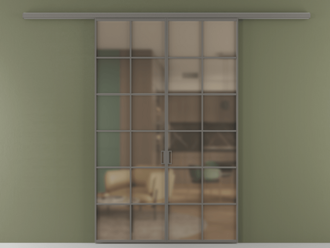 Перегородка Formato вдоль стены 2 створки АЛПР 040.05 Алюминий классический серый Сатинированное бронзовое стекло, триплекс. Цена 1344350 ₸ 1. Полотно 2 шт. (800/2100 мм)
2. Комплект установки раздвижной системы
3. Базовый комплект фурнитуры
4.Ручка RONDO
. Фабрика дверей Волховец 8 (800) 551 43 19 Перегородка Formato вдоль стены 2 створки АЛПР 040.05 Алюминий классический серый Сатинированное бронзовое стекло, триплекс Цена 1344350 ₸ | Volhovec