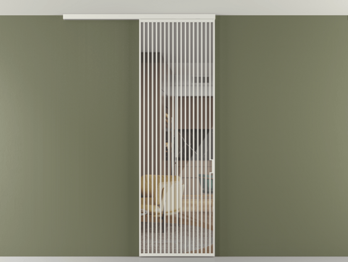 Перегородка Формато вдоль стены на потолок 1 створка АЛПР 040.06 Алюминий серый Рефлективное прозрачное стекло "Стопсол", калёное. Цена 1463828 ₸ 1. Полотно 2 шт. (800/2100 мм)
2. Комплект установки раздвижной системы
3. Базовый комплект фурнитуры
4.Ручка Рондо. Фабрика дверей Волховец 8 (800) 551 43 19 Перегородка Формато вдоль стены на потолок 1 створка АЛПР 040.06 Алюминий серый Рефлективное прозрачное стекло "Стопсол", калёное Цена 1463828 ₸ | Volhovec