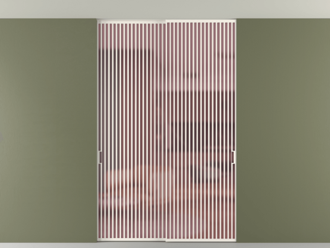 Перегородка Formato внутри проёма скрытое крепление в потолок 2 створки АЛПР 040.06 Алюминий пудровый белый Сатинированное розовое стекло, триплекс. Цена 3098957 ₸ 1. Полотно 2 шт. (800/2100 мм)
2. Комплект установки раздвижной системы
3. Базовый комплект фурнитуры
4. Ручка RONDO. Фабрика дверей Волховец 8 (800) 551 43 19 Перегородка Formato внутри проёма скрытое крепление в потолок 2 створки АЛПР 040.06 Алюминий пудровый белый Сатинированное розовое стекло, триплекс Цена 3098957 ₸ | Volhovec