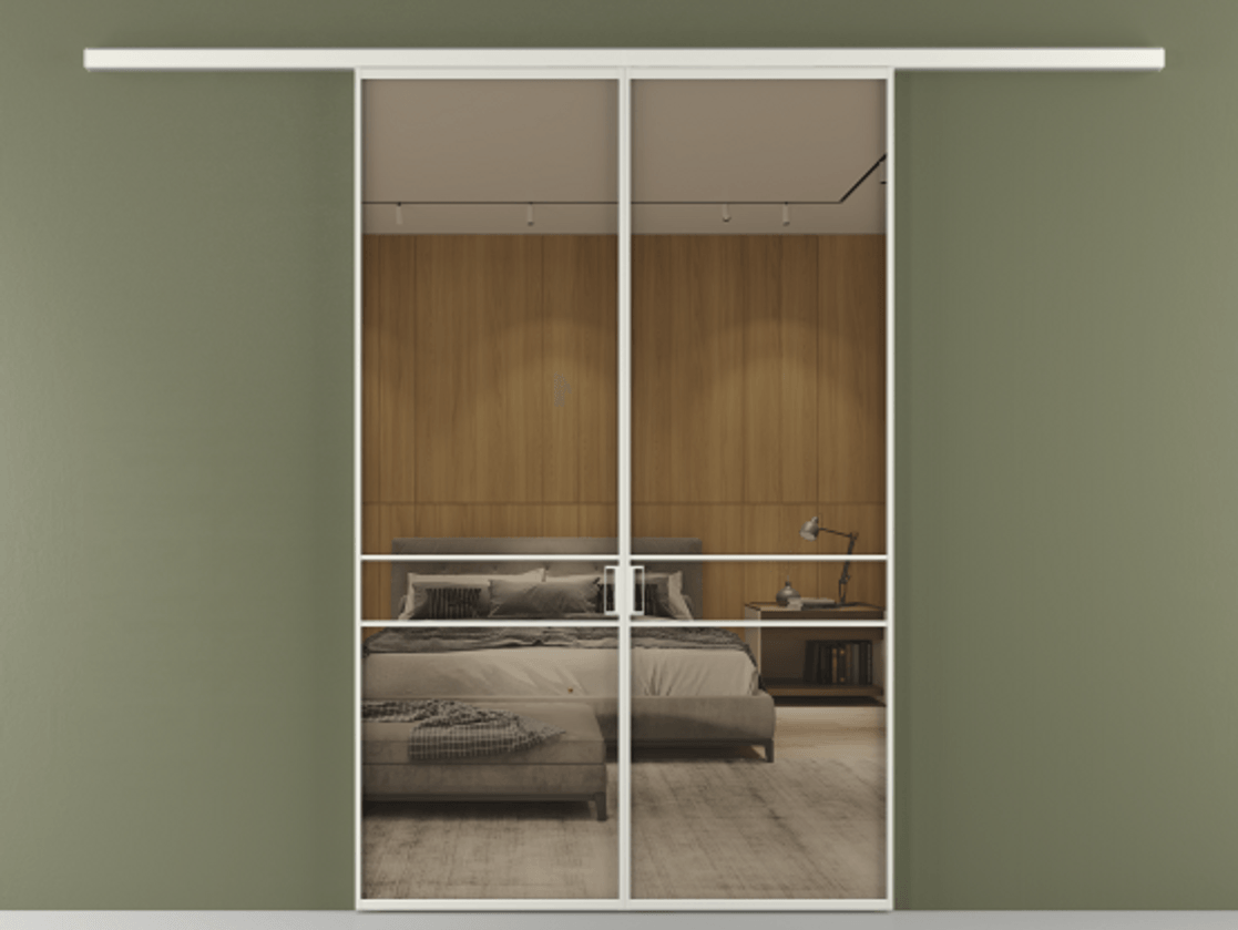 Перегородка Formato вдоль стены 2 створки АЛПР 040.02 Алюминий серый Рефлективное бронзовое стекло "Stopsol", калёное. Цена 1882440 ₸ 1. Полотно 2 шт. (800/2100 мм)
2. Комплект установки раздвижной системы
3. Базовый комплект фурнитуры
4.Ручка RONDO
. Фабрика дверей Волховец 8 (800) 551 43 19 Перегородка Formato вдоль стены 2 створки АЛПР 040.02 Алюминий серый Рефлективное бронзовое стекло "Stopsol", калёное Цена 1882440 ₸ | Volhovec