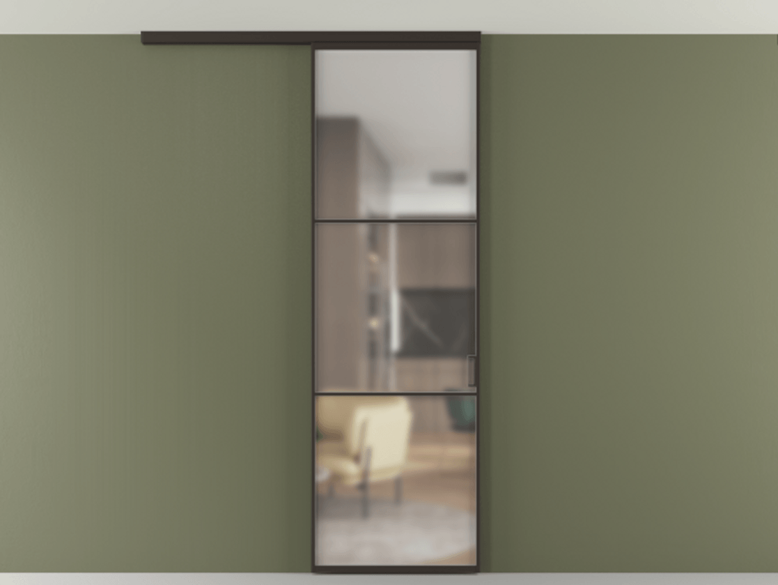 Перегородка Формато вдоль стены на потолок 1 створка АЛПР 040.03 Алюминий антрацит Сатинированное стекло "Мателюкс Кристал Вижн", калёное, матовое, каленое 6 мм. Цена 948856 ₸ 1. Полотно 2 шт. (800/2100 мм)
2. Комплект установки раздвижной системы
3. Базовый комплект фурнитуры
4.Ручка Рондо. Фабрика дверей Волховец 8 (800) 551 43 19 Перегородка Формато вдоль стены на потолок 1 створка АЛПР 040.03 Алюминий антрацит Сатинированное стекло "Мателюкс Кристал Вижн", калёное, матовое, каленое 6 мм Цена 948856 ₸ | Volhovec