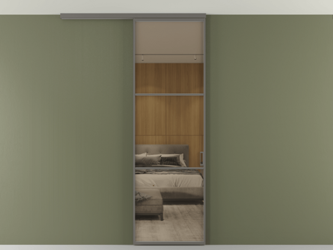 Перегородка Формато вдоль стены на потолок 1 створка АЛПР 040.03 Алюминий классический серый Рефлективное бронзовое стекло "Стопсол", калёное. Цена 811853 ₸ 1. Полотно 2 шт. (800/2100 мм)
2. Комплект установки раздвижной системы
3. Базовый комплект фурнитуры
4.Ручка Рондо. Фабрика дверей Волховец 8 (800) 551 43 19 Перегородка Формато вдоль стены на потолок 1 створка АЛПР 040.03 Алюминий классический серый Рефлективное бронзовое стекло "Стопсол", калёное Цена 811853 ₸ | Volhovec