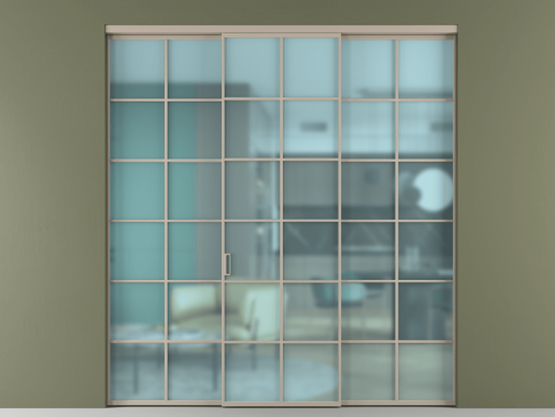 Перегородка Formato внутри проёма 3 створки АЛПР 040.05 Алюминий бисквитный Сатинированное голубое стекло, триплекс. Цена 1667700 ₸ 1. Полотно 3 шт. (800/2100 мм)
2. Комплект установки раздвижной системы
3. Базовый комплект фурнитуры
4.Ручка RONDO. Фабрика дверей Волховец 8 (800) 551 43 19 Перегородка Formato внутри проёма 3 створки АЛПР 040.05 Алюминий бисквитный Сатинированное голубое стекло, триплекс Цена 1667700 ₸ | Volhovec