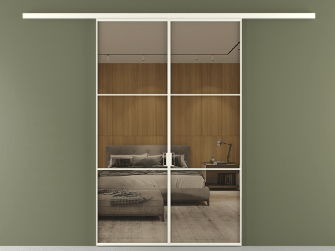 Перегородка Formato вдоль стены 2 створки АЛПР 040.03 Алюминий жемчужный Рефлективное бронзовое стекло "Stopsol", калёное. Цена 1882440 ₸ 1. Полотно 2 шт. (800/2100 мм)
2. Комплект установки раздвижной системы
3. Базовый комплект фурнитуры
4.Ручка RONDO
. Фабрика дверей Волховец 8 (800) 551 43 19 Перегородка Formato вдоль стены 2 створки АЛПР 040.03 Алюминий жемчужный Рефлективное бронзовое стекло "Stopsol", калёное Цена 1882440 ₸ | Volhovec